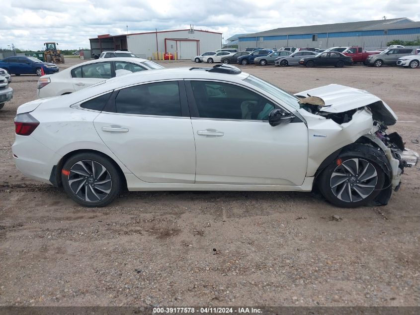 2019 Honda Insight Touring VIN: 19XZE4F9XKE025228 Lot: 39177578