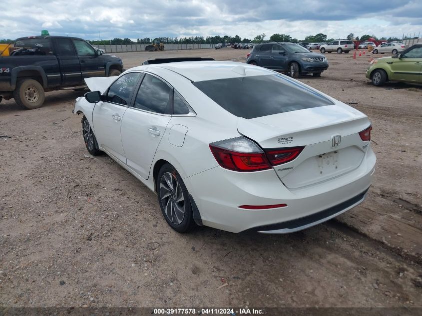 2019 Honda Insight Touring VIN: 19XZE4F9XKE025228 Lot: 39177578