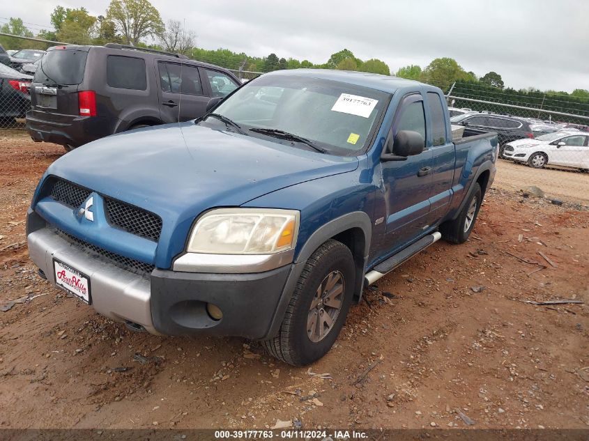 2006 Mitsubishi Raider Duro Cross V8 VIN: 1Z7HT32N56S567990 Lot: 39177763