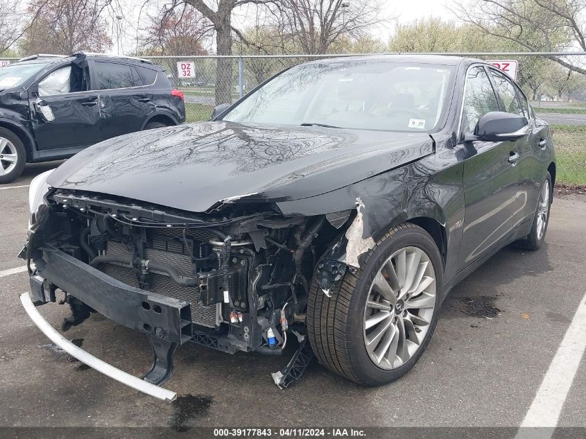 2020 Infiniti Q50 Luxe Awd VIN: JN1EV7AR4LM250855 Lot: 39177843