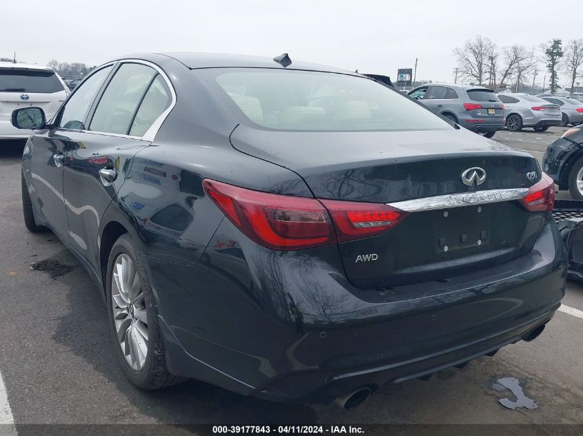 2020 Infiniti Q50 Luxe Awd VIN: JN1EV7AR4LM250855 Lot: 39177843