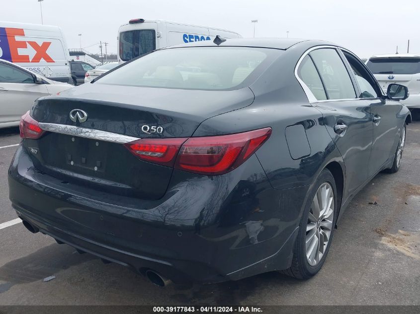 2020 Infiniti Q50 Luxe Awd VIN: JN1EV7AR4LM250855 Lot: 39177843