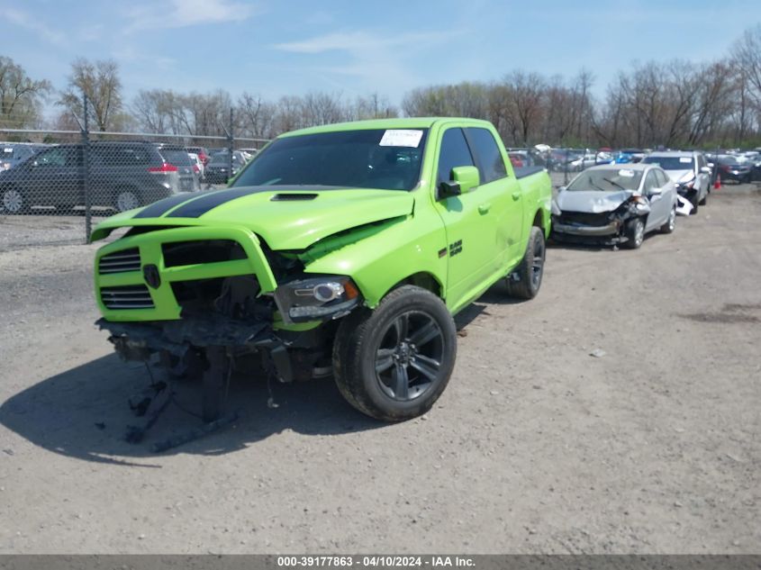 2017 Ram 1500 Sport 4X4 5'7 Box VIN: 1C6RR7MT7HS794058 Lot: 39177863