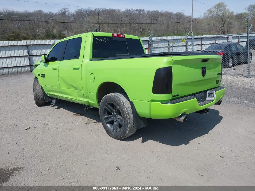 2017 Ram 1500 Sport 4X4 5'7 Box VIN: 1C6RR7MT7HS794058 Lot: 39177863