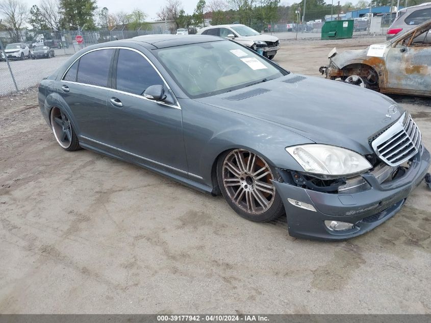 WDDNG86X77A133062 | 2007 MERCEDES-BENZ S 550