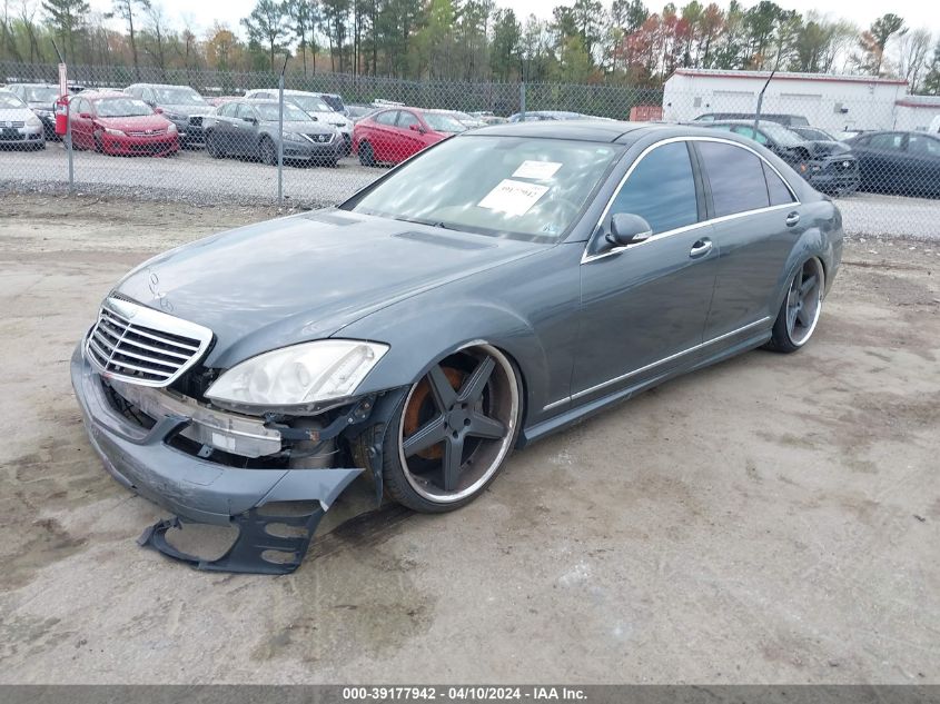 WDDNG86X77A133062 | 2007 MERCEDES-BENZ S 550