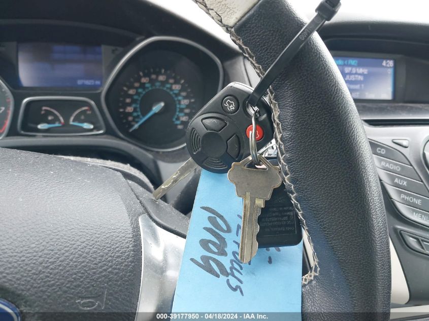 2012 Ford Focus Sel VIN: 1FAHP3M27CL474421 Lot: 39177950