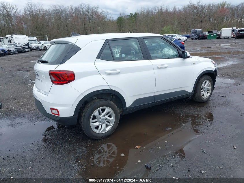 2022 Hyundai Venue Se VIN: KMHRB8A36NU192710 Lot: 39177974