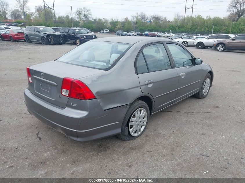 2HGES16514H506352 | 2004 HONDA CIVIC