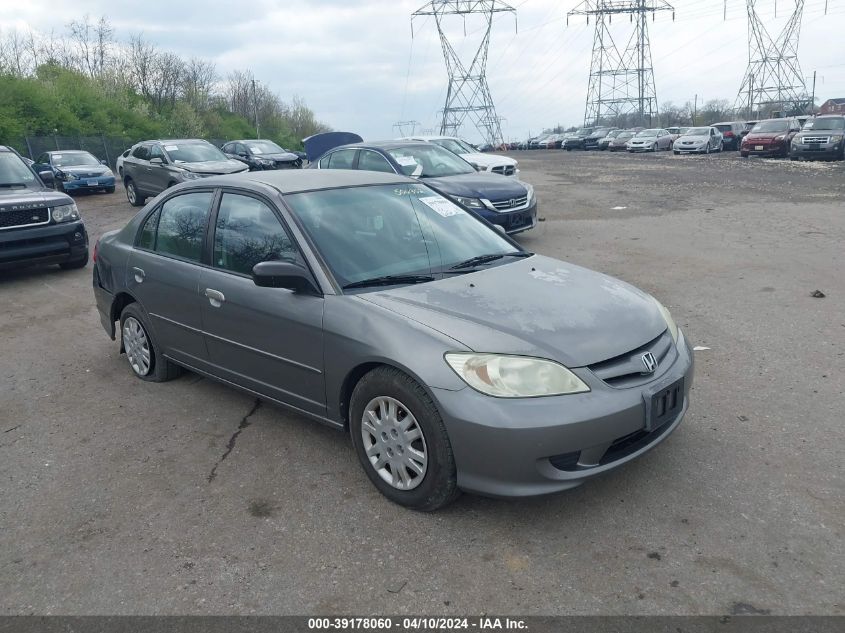 2HGES16514H506352 | 2004 HONDA CIVIC