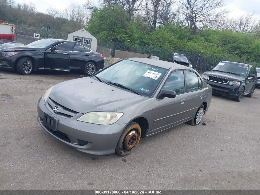 2HGES16514H506352 | 2004 HONDA CIVIC