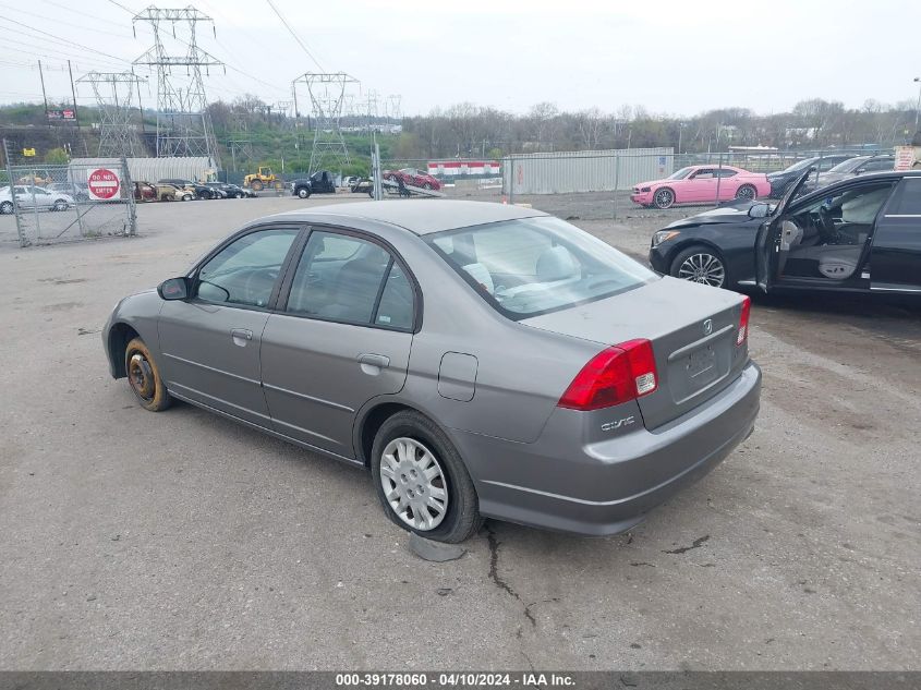 2HGES16514H506352 | 2004 HONDA CIVIC