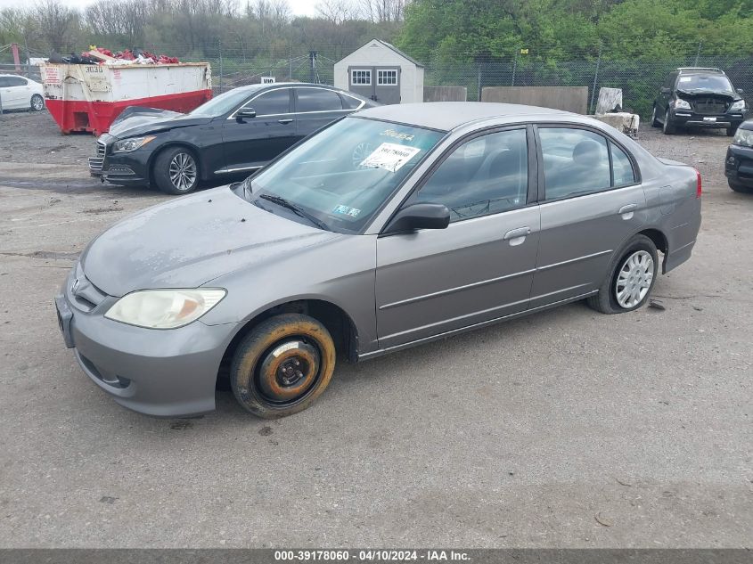 2HGES16514H506352 | 2004 HONDA CIVIC