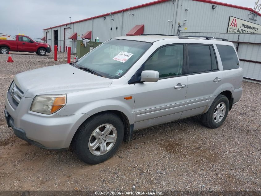 2008 Honda Pilot Vp VIN: 5FNYF28268B025260 Lot: 39178086