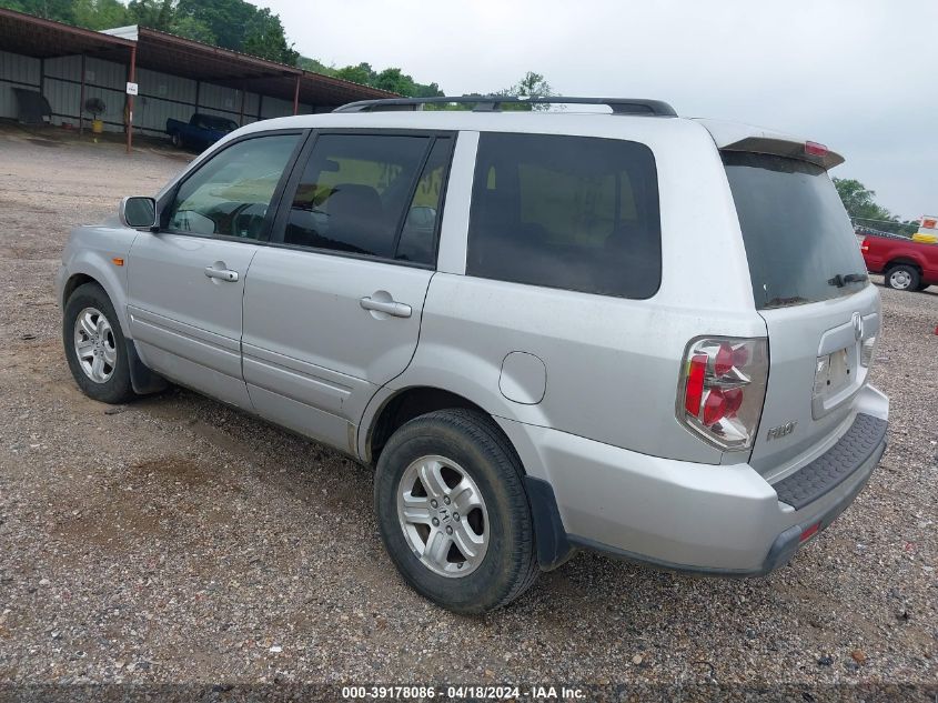 2008 Honda Pilot Vp VIN: 5FNYF28268B025260 Lot: 39178086