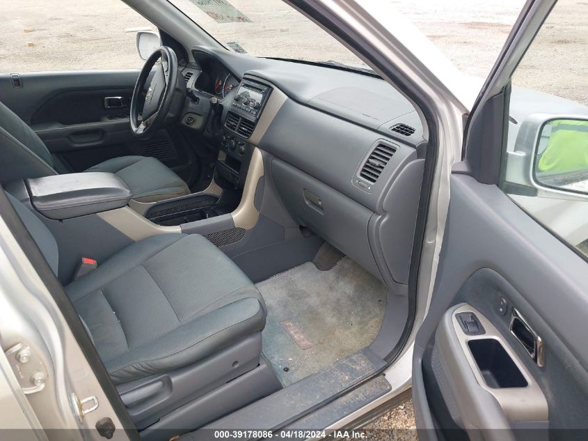 2008 Honda Pilot Vp VIN: 5FNYF28268B025260 Lot: 39178086