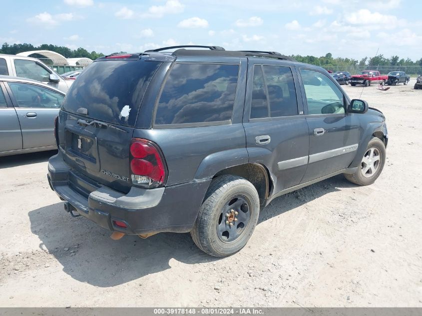 2004 Chevrolet Trailblazer Ls VIN: 1GNDT13S942222422 Lot: 39178148