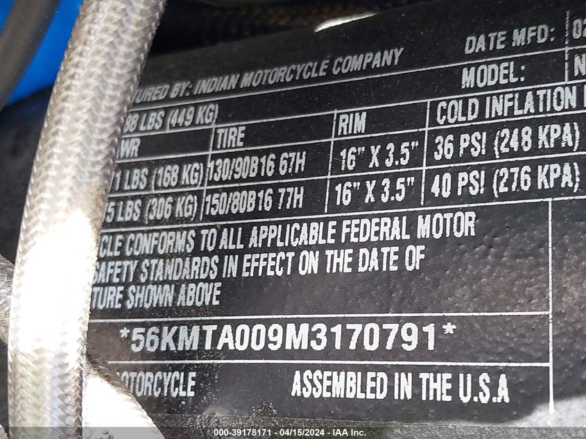 2021 INDIAN MOTORCYCLE CO. SCOUT BOBBER ABS 56KMTA009M3170791