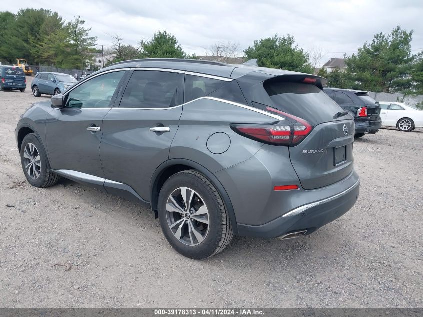 2020 Nissan Murano Sv Fwd VIN: 5N1AZ2BJ9LN141244 Lot: 39178313