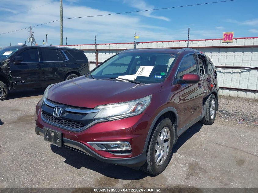 2016 Honda Cr-V Ex-L VIN: 2HKRM3H70GH529587 Lot: 39178553