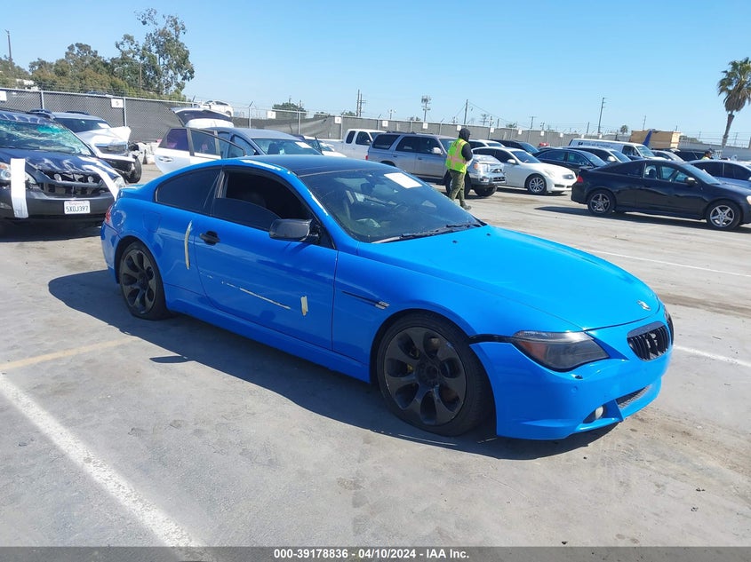 2006 BMW 650I VIN: WBAEH13496CR49666 Lot: 39178836