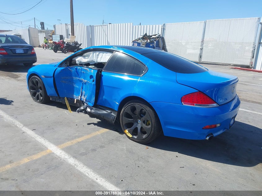 2006 BMW 650I VIN: WBAEH13496CR49666 Lot: 39178836