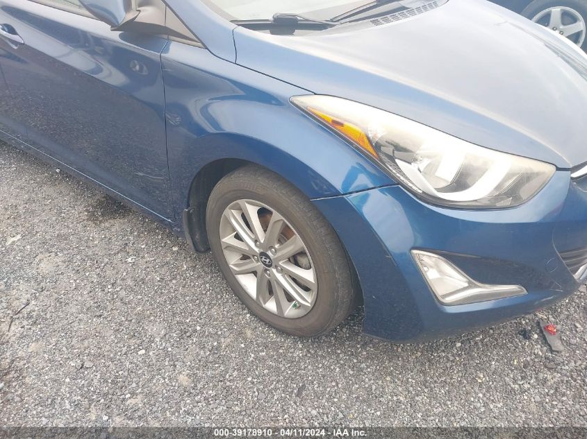 KMHDH4AE0GU528261 | 2016 HYUNDAI ELANTRA