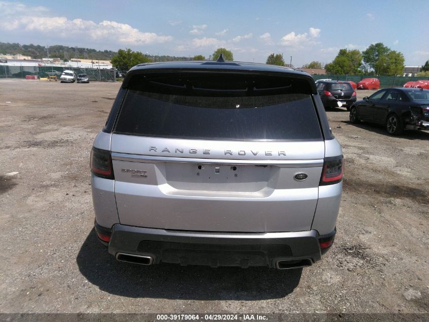 2018 LAND ROVER RANGE ROVER SPORT HSE VIN: SALWR2RV5JA198251