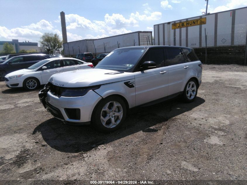 2018 LAND ROVER RANGE ROVER SPORT HSE VIN: SALWR2RV5JA198251