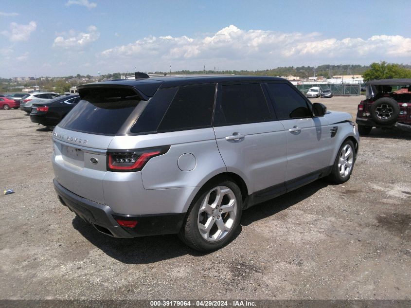 2018 LAND ROVER RANGE ROVER SPORT HSE VIN: SALWR2RV5JA198251
