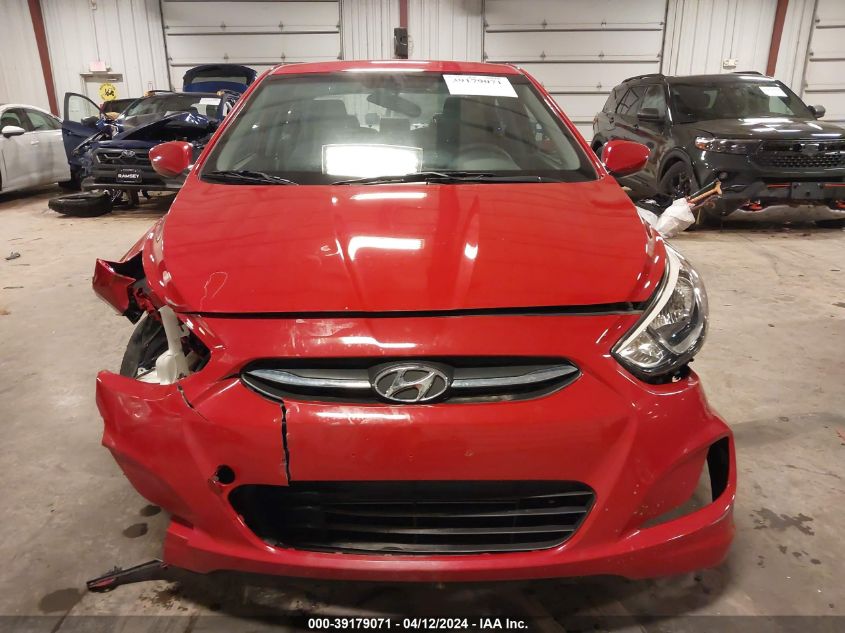 2016 Hyundai Accent Se VIN: KMHCT4AE4GU989876 Lot: 39179071