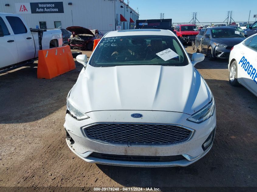 2020 Ford Fusion Titanium VIN: 3FA6P0K93LR174866 Lot: 39179248