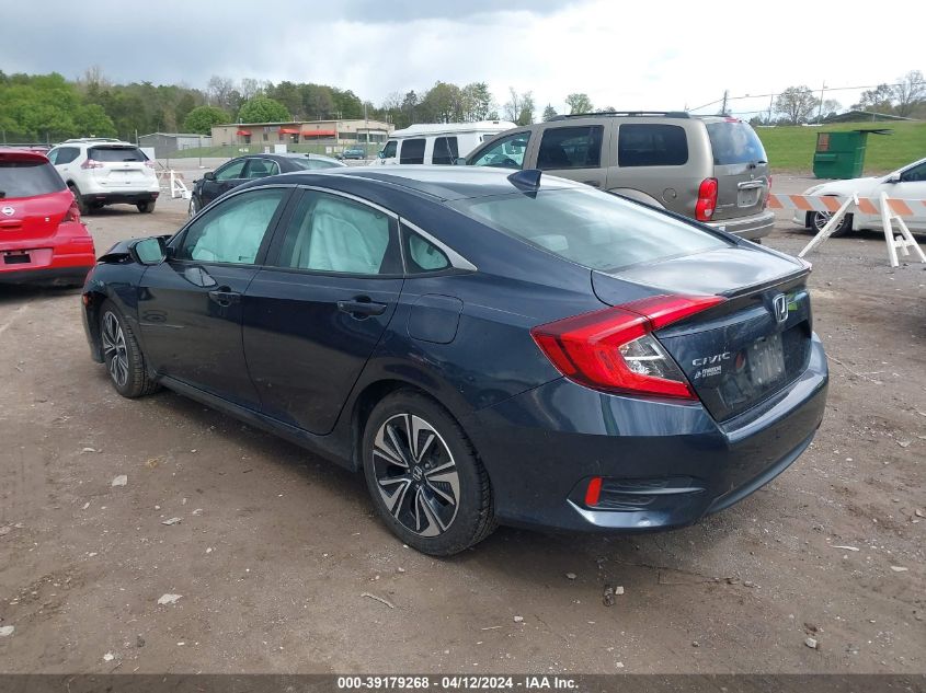 2018 Honda Civic Ex-T VIN: 2HGFC1F3XJH646136 Lot: 39179268