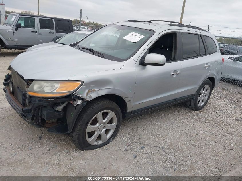 2009 Hyundai Santa Fe Limited VIN: 5NMSH73E89H267093 Lot: 39179336