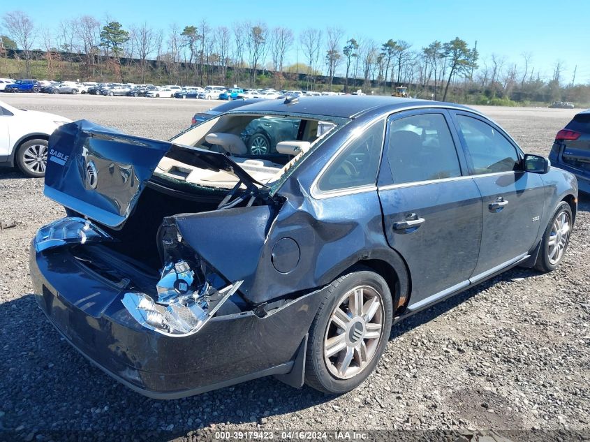 2008 Mercury Sable Premier VIN: 1MEHM42W38G620567 Lot: 40379211