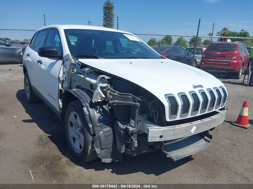 2014 Jeep Cherokee Sport VIN: 1C4PJLAB3EW188403 Lot: 39179442