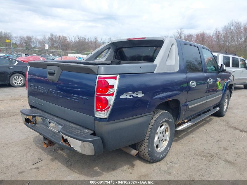 3GNEK12Z35G169439 | 2005 CHEVROLET AVALANCHE 1500