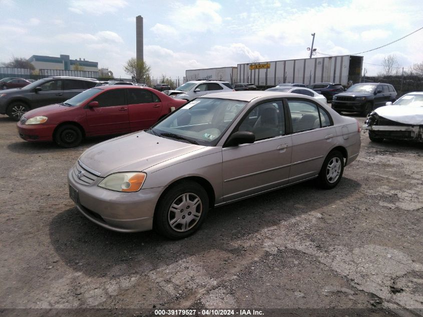 2HGES16692H583976 | 2002 HONDA CIVIC