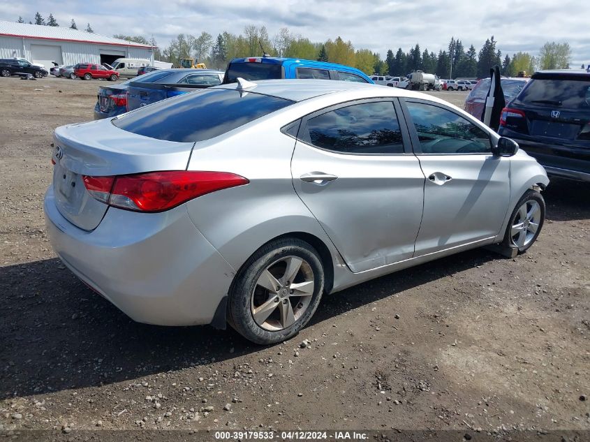 2013 Hyundai Elantra Gls VIN: KMHDH4AEXDU901141 Lot: 39179533