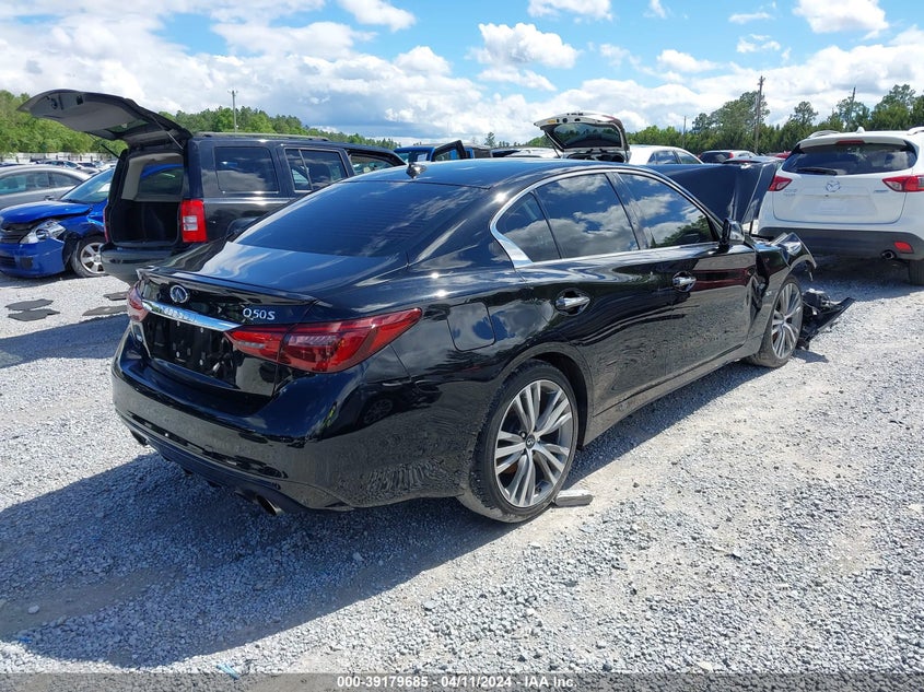VIN JN1EV7ARXJM444142 2018 INFINITI Q50 LUXE/SPORT