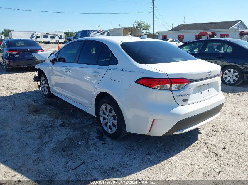 2022 Toyota Corolla Le VIN: JTDEPMAE8NJ209121 Lot: 39179770