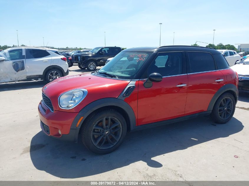 2013 Mini Countryman Cooper S VIN: WMWZC3C5XDWP21644 Lot: 39179872