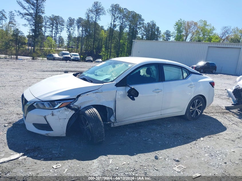 VIN 3N1AB8CV4MY241367 2021 NISSAN SENTRA SV XTRONIC CVT