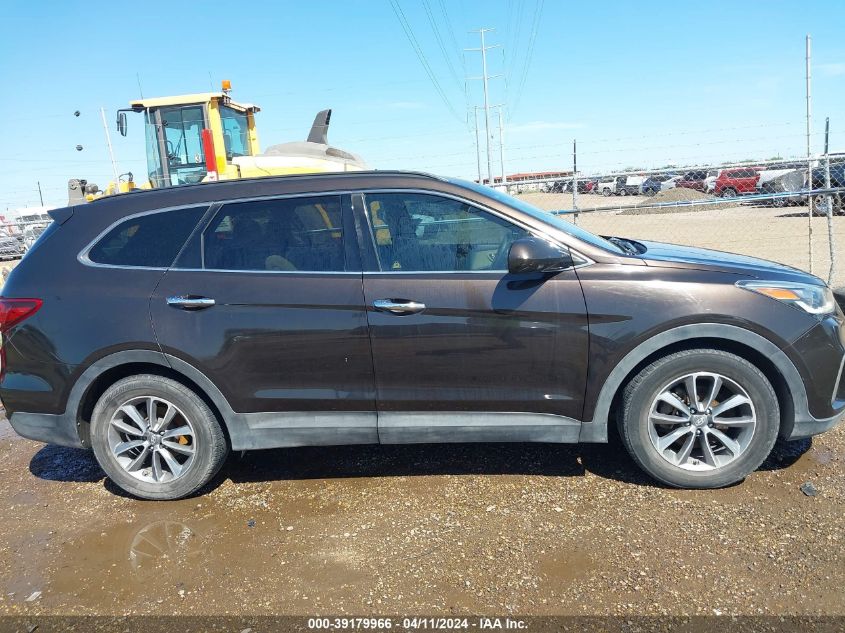 2017 Hyundai Santa Fe Se VIN: KM8SMDHF1HU184085 Lot: 39179966