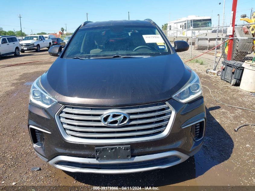 2017 Hyundai Santa Fe Se VIN: KM8SMDHF1HU184085 Lot: 39179966