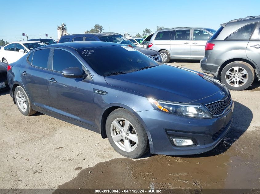 2015 Kia Optima Lx VIN: 5XXGM4A73FG416735 Lot: 39180043