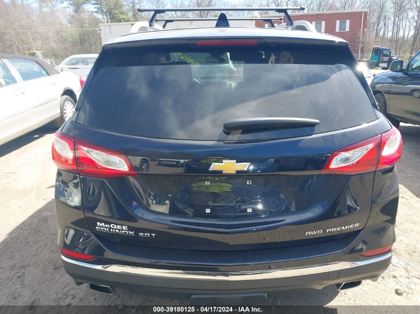 2020 Chevrolet Equinox Awd Premier 2.0L Turbo VIN: 3GNAXYEX3LS501442 Lot: 39180125