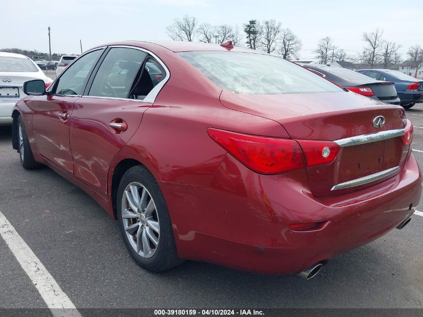 JN1BV7ARXEM681867 | 2014 INFINITI Q50