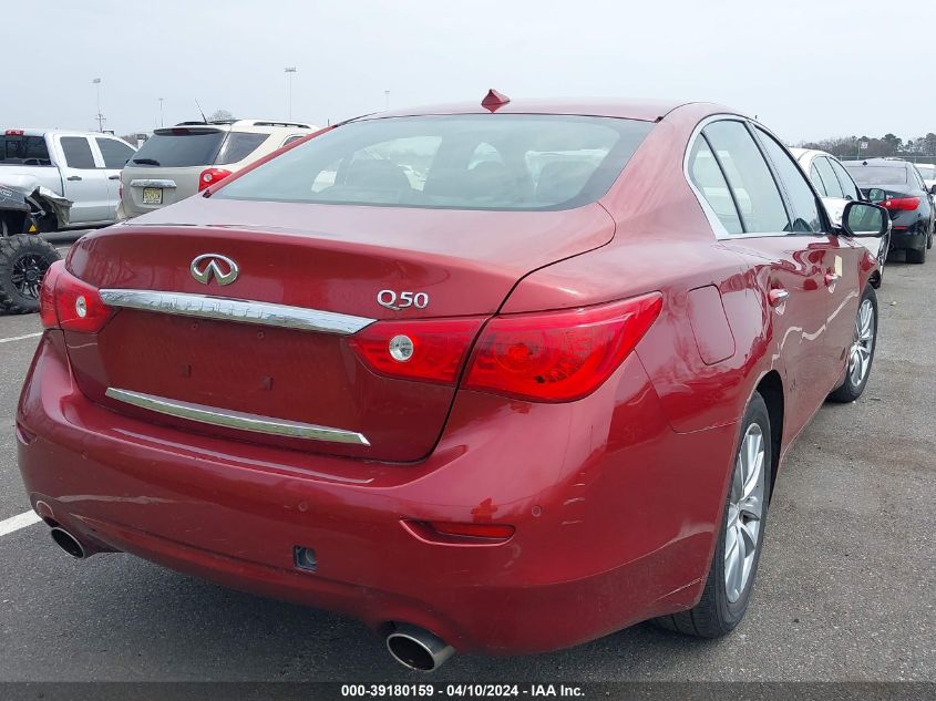 JN1BV7ARXEM681867 | 2014 INFINITI Q50