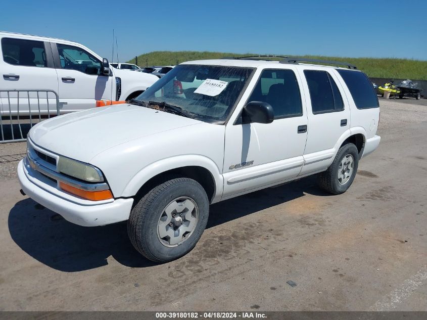 2004 Chevrolet Blazer Ls VIN: 1GNDT13X34K165694 Lot: 39180182